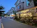 Bojeong-dong cafe district at night