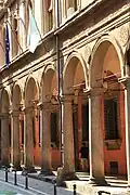 Portico of Malvezzi Campeggi Palace
