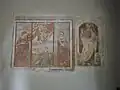 Frescoes of the left nave