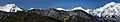 Mount Mather to left, Mount Eielson in center, Denali to the right