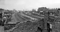 Bootle Oriel Road in 1962. The two extra tracks on the left are the goods lines from Bankfield.