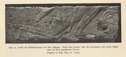 Photograph of a relief fragment