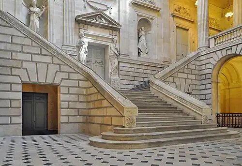 Stairway of the Grand Theater of Bordeaux, 1780, by Victor Louis
