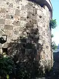 Wall of the apse