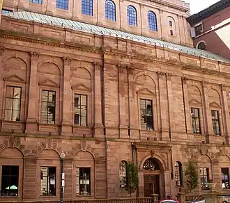 Penthouse and rear additions, Boston Athenæum, Boston, Massachusetts, 1913-14.