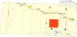 Location of Boyesen Township