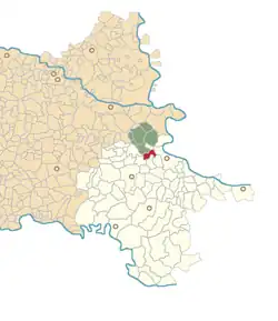 Location of Bršadin
