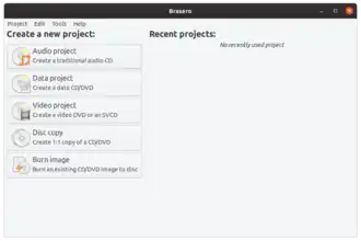 Brasero application