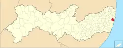 Location in Pernambuco