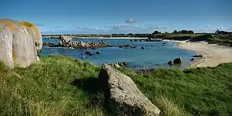 The sea shore near Plouescat