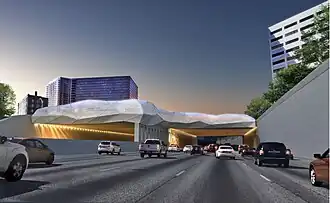 Courtland/McGill Bridge in Atlanta