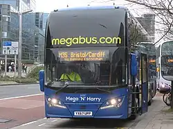 Image 169A coach operated by Megabus (from Intercity bus service)