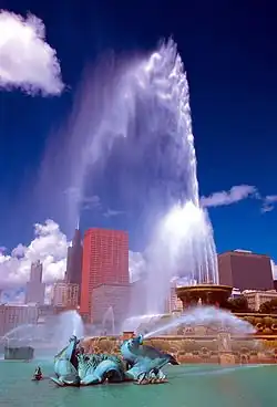 Buckingham Fountain in Chicago (1933)