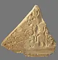 Building funeral mounds, Stele of the Vultures