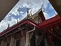 Roof details of the Ubosot