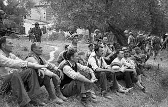 The civilian hostages at Kondomari