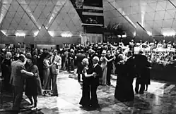 Erich and Margot Honecker at the banquet-ball for the palace's opening in 1976