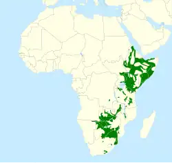 Map of range