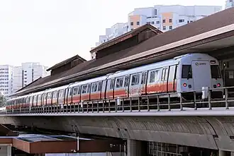 A KSF C151B at Boon Lay MRT station in 2022.