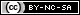 Web badge promoting the CC BY-NC-SA license