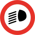 RO-9 Low-beam headlights required