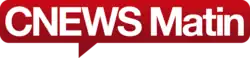 Old logo of CNews Matin from 27 February 2017 to 1 December 2017. Images appear to only be on FR WP