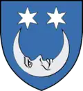 Coat of arms of the noble family Boose (1642–1727) in Sweden.