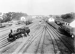 Railwayemplacement in Maos