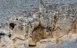 A relief carving