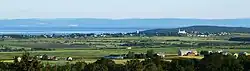 Cacouna Village seen from chemin des Pionniers in Riviere-du-Loup