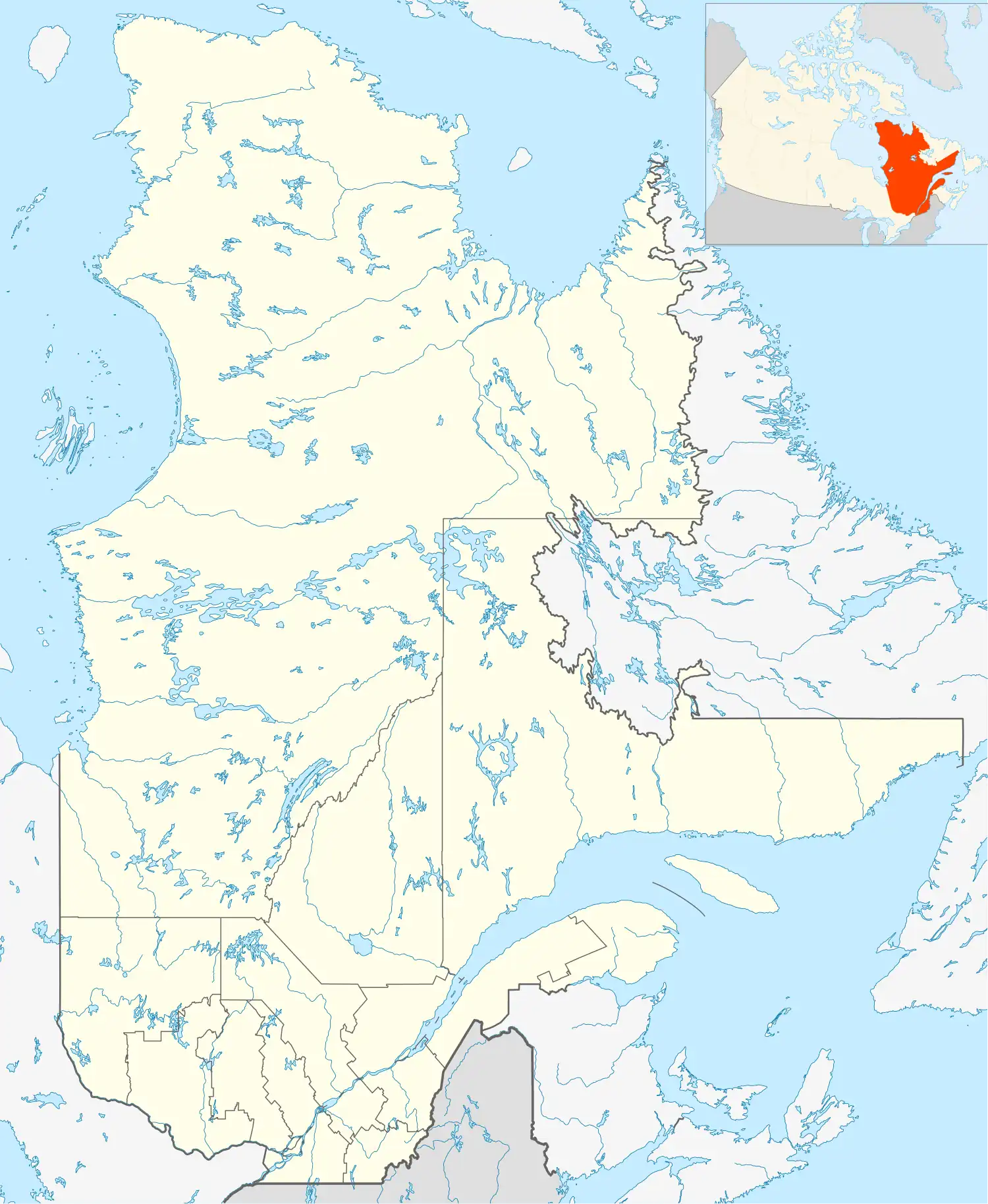 Bagotville is located in Quebec