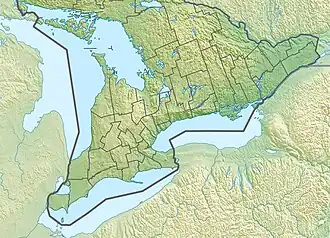 BMO Field is located in Southern Ontario