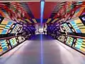 Captivated By Colour (2020), Adams Plaza Bridge at Canary Wharf Crossrail station, London[17]