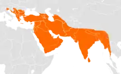 Map of range