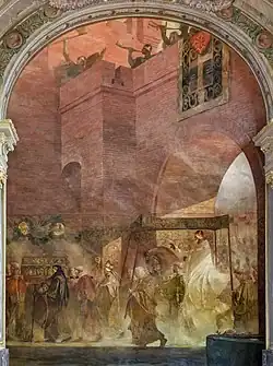 Entrée du Pape Urbain à Toulouse Capitole de Toulouse