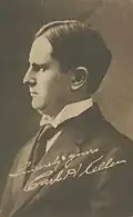 Front view of postcard sent to the mayor's supporter