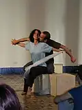 Carlos Borbon raising HIV awareness at Gaia