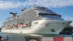 Carnival Panorama docked in Puerto Vallarta, 2020