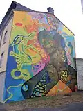 Mural, Holmgatan, Kronholmen, Härnösand