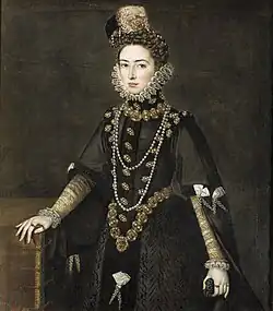 Catalina Micaela of Spain, 1584. Museo del Prado, Madrid