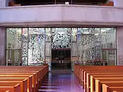 Narthex wall