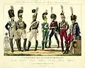 Guard cavalrymen.