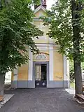 A cemetery chapel