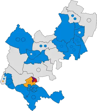 2019 results map