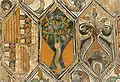 Maiolica floor tiles from Deruta