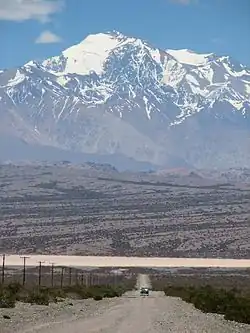 This mountain is located in El Leoncito National Park.