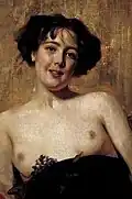 Portrait of a young wife