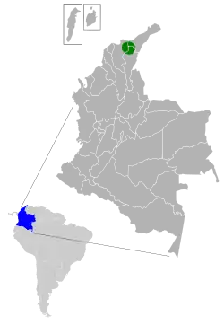 Map of range