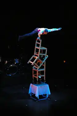 chair balancing act