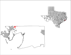 Location of Old River-Winfree, Texas